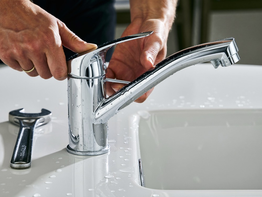 New faucet installation
