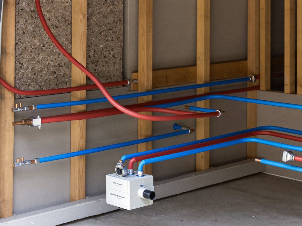 New PEX manifold installation